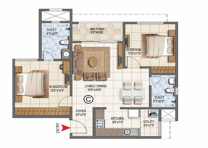 Godrej Reflections Phase 2 Floor Plan