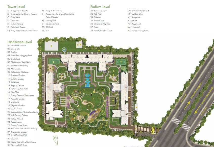 Godrej Royale Woods Master Plan