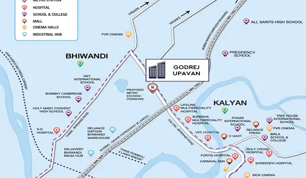 Godrej Upavan Location