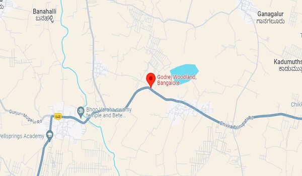 Godrej Woodland Location Map